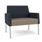 Lesro Mystic Lounge Reception Bariatric Chair, Silver, RS NightSky Back, MD Farro Seat, RS NightSky Panels ML1401 - alternate 1